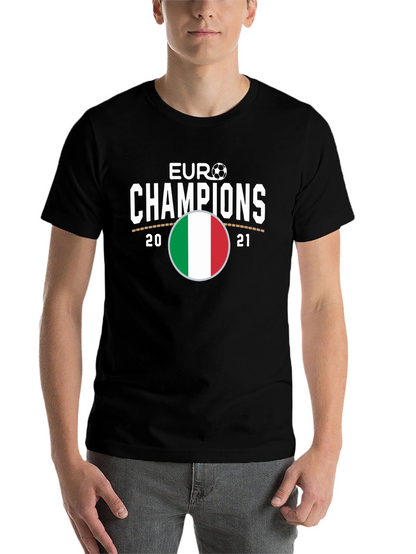 Euro Champions Italy Flag T-Shirt