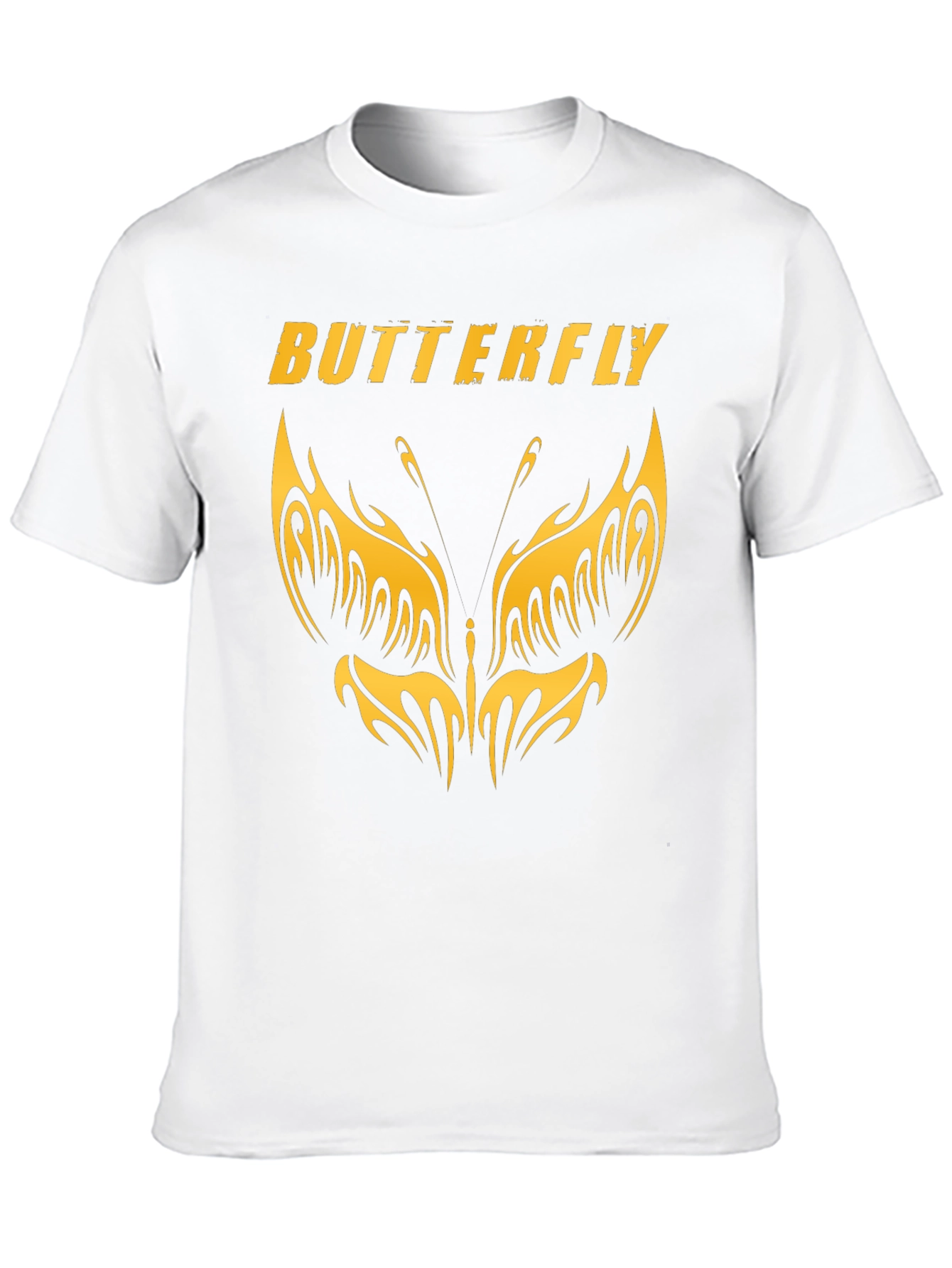 Butterfly Graphic T-Shirt - Stylish Black Tee