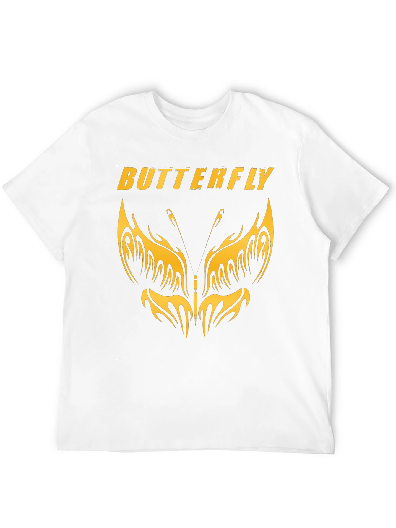 Butterfly Graphic T-Shirt - Stylish Black Tee