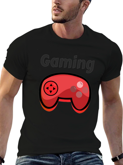 Gaming T-Shirt - Cartoon Controller Graphic
