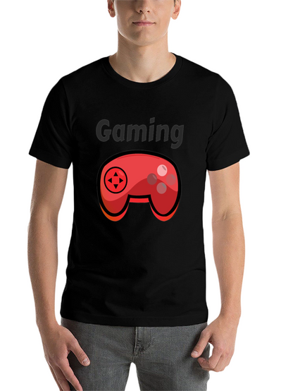 Gaming T-Shirt - Cartoon Controller Graphic