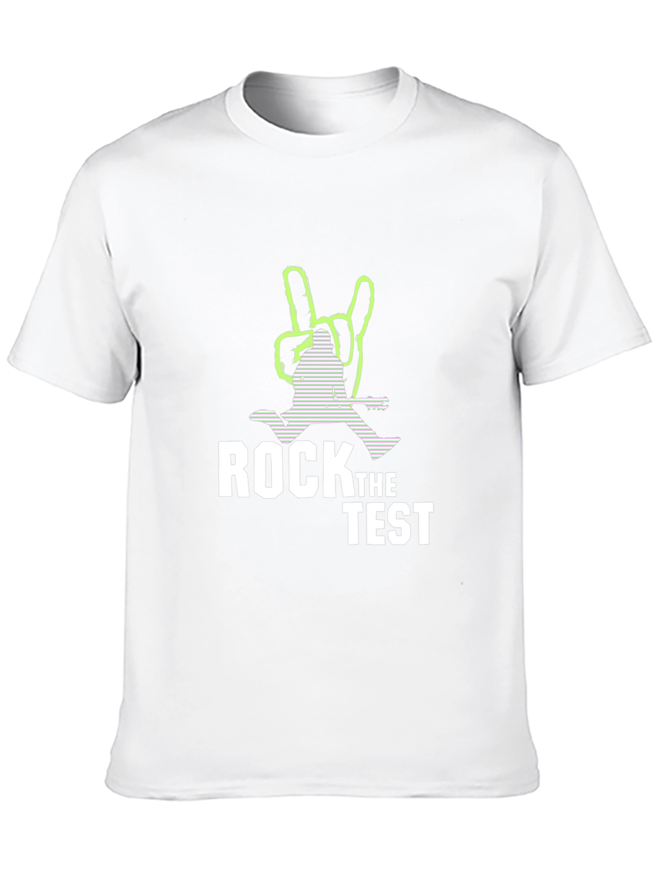 Rock the Test T-Shirt - Black Cotton Tee