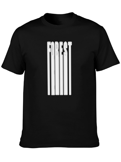 Mens Black Forest Graphic T-Shirt
