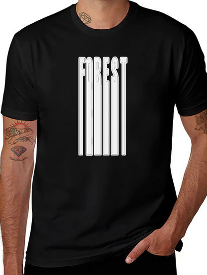 Mens Black Forest Graphic T-Shirt