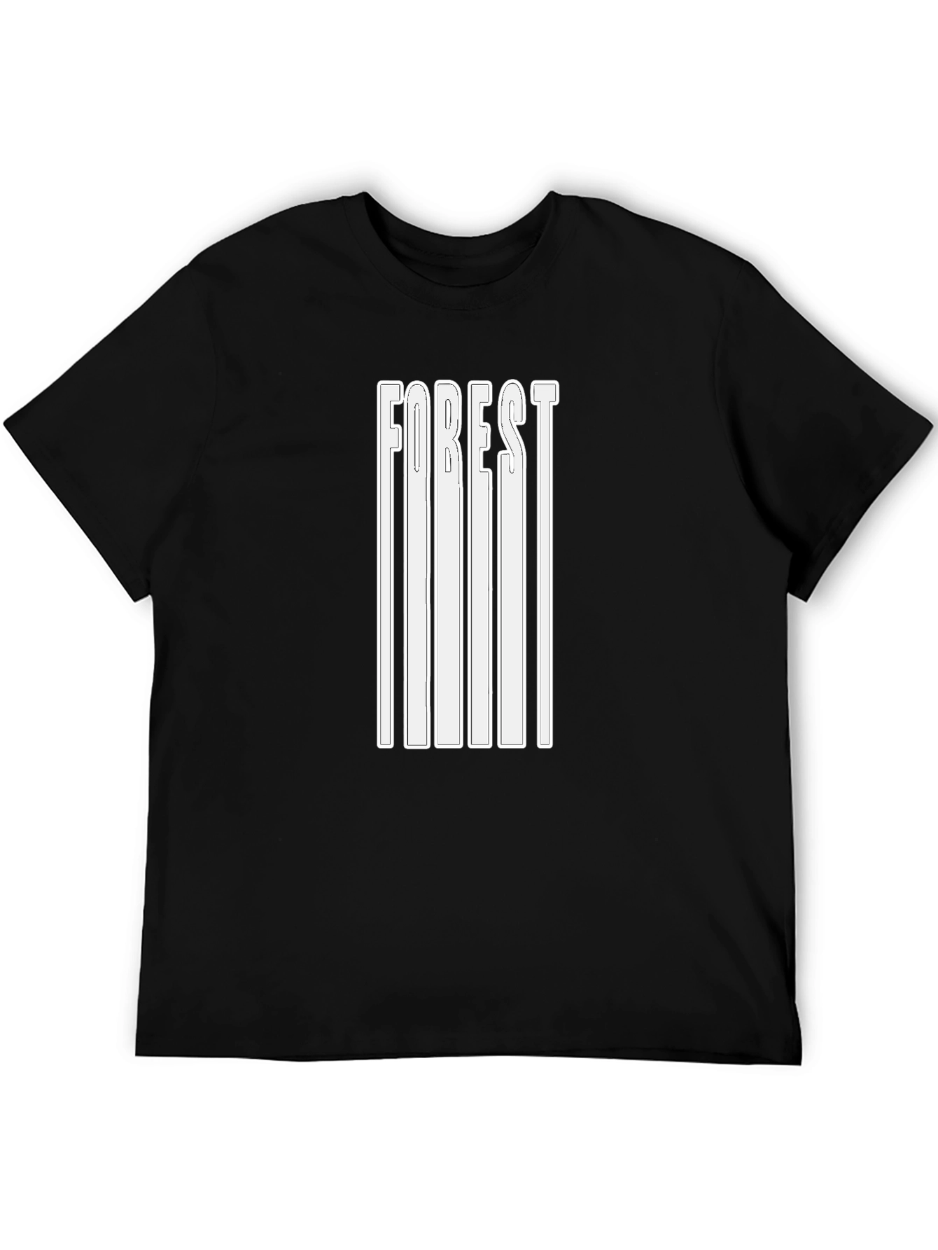 Mens Black Forest Graphic T-Shirt