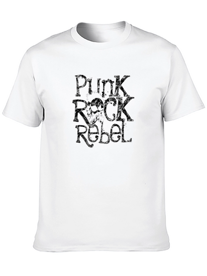 Punk Rock Rebel Graphic T-Shirt - Edgy Style