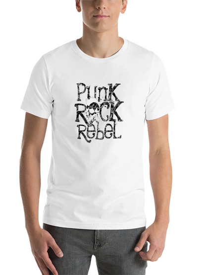 Punk Rock Rebel Graphic T-Shirt - Edgy Style