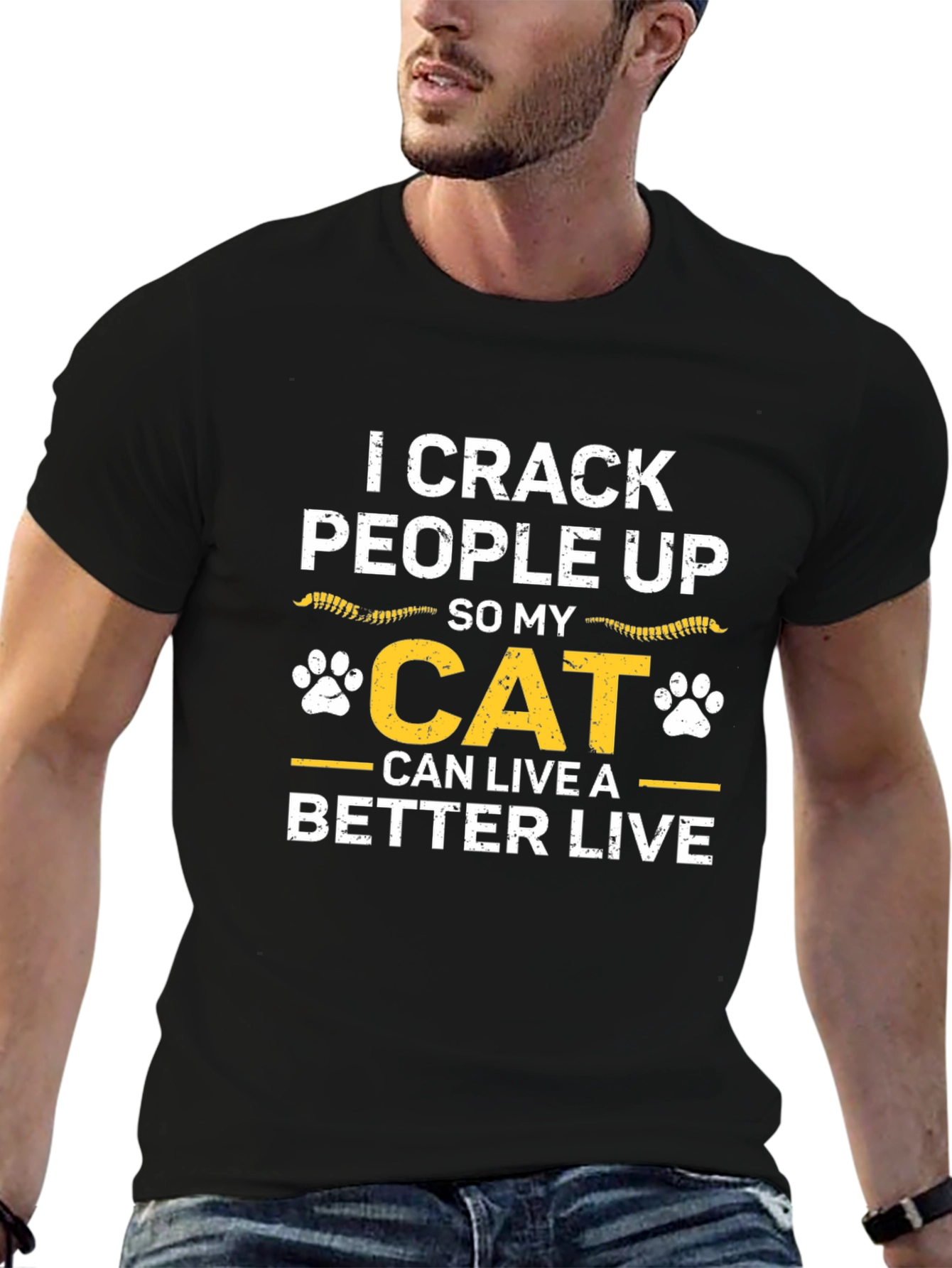 I Crack People Up Cat T-Shirt
