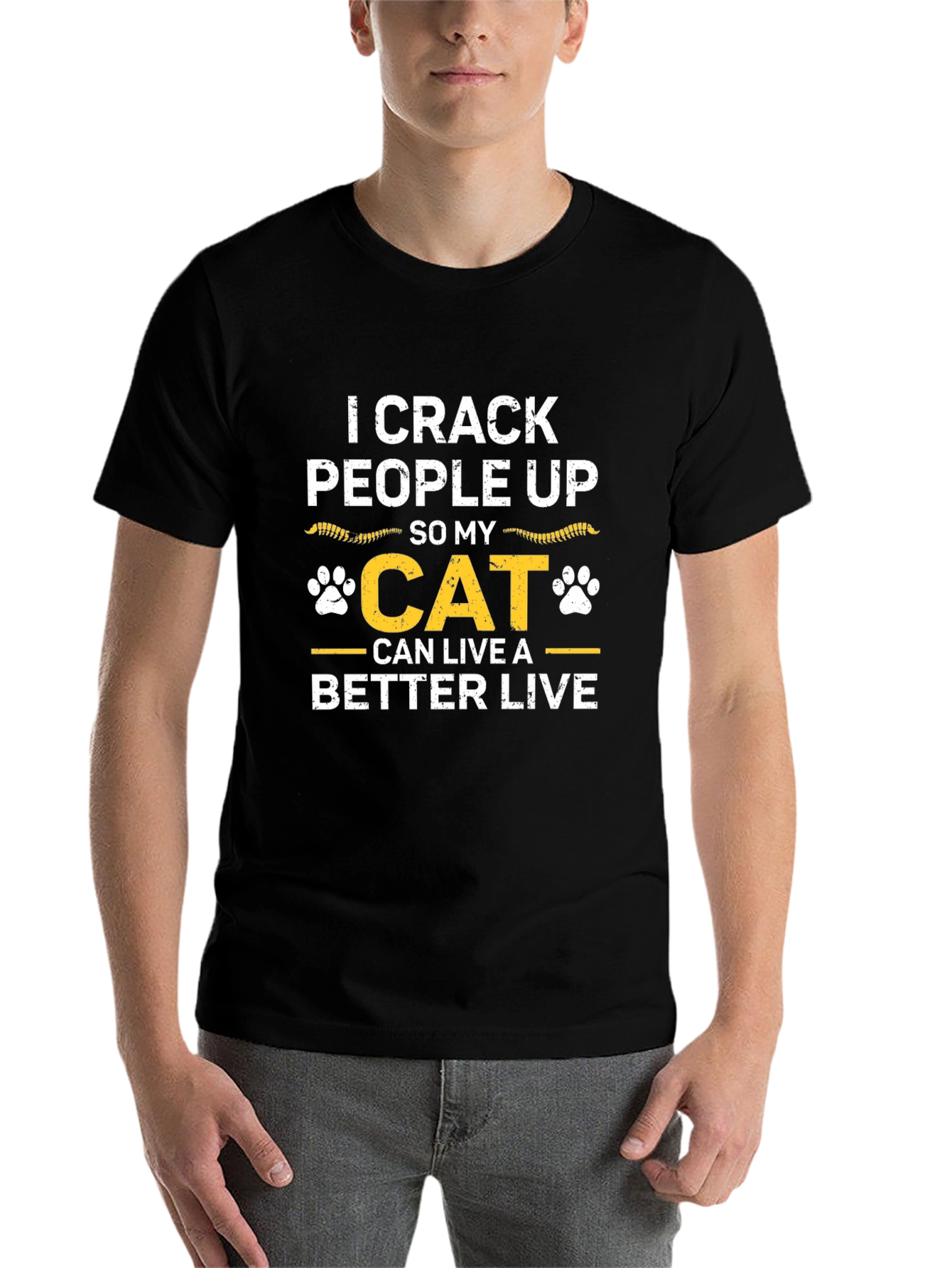 I Crack People Up Cat T-Shirt
