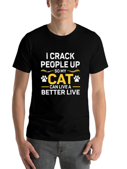 I Crack People Up Cat T-Shirt