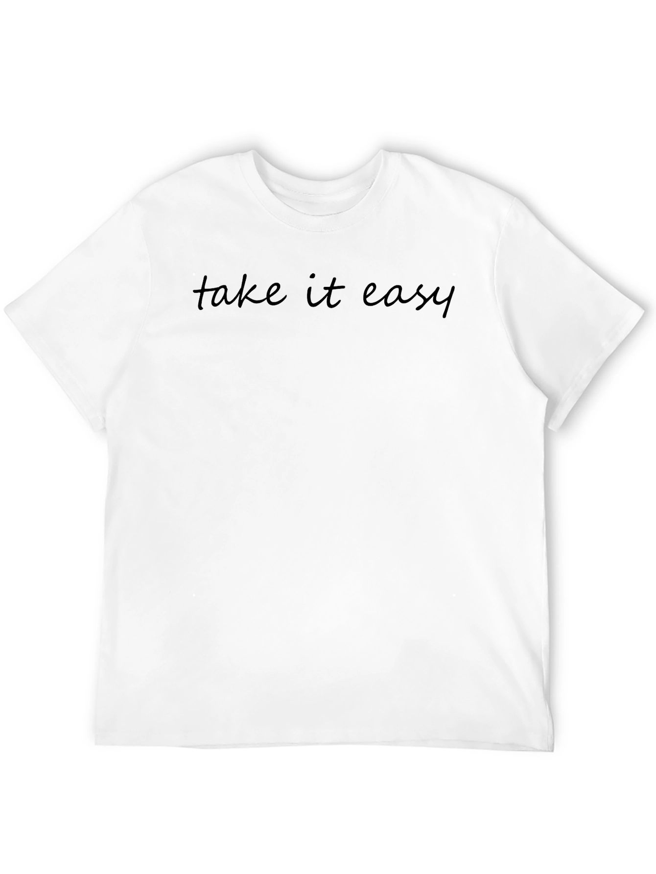 Take it Easy Black Graphic Tee