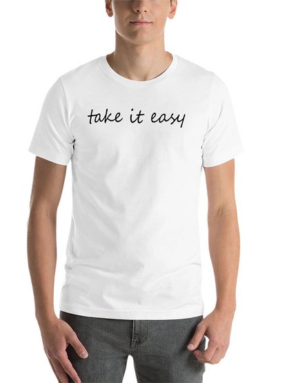 Take it Easy Black Graphic Tee