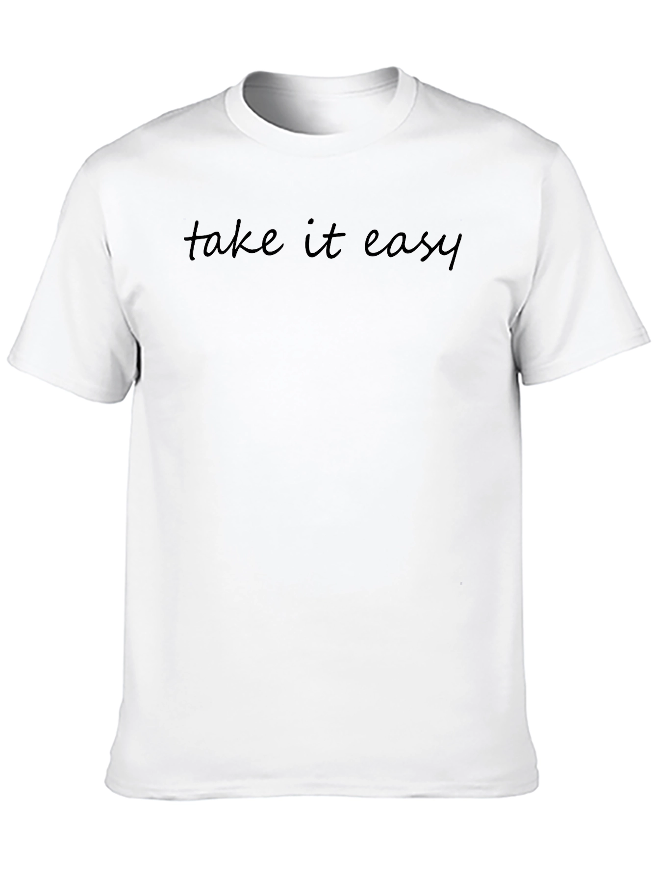 Take it Easy Black Graphic Tee