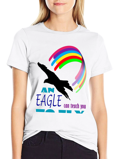 Eagle Teach You To Fly Graphic Tee