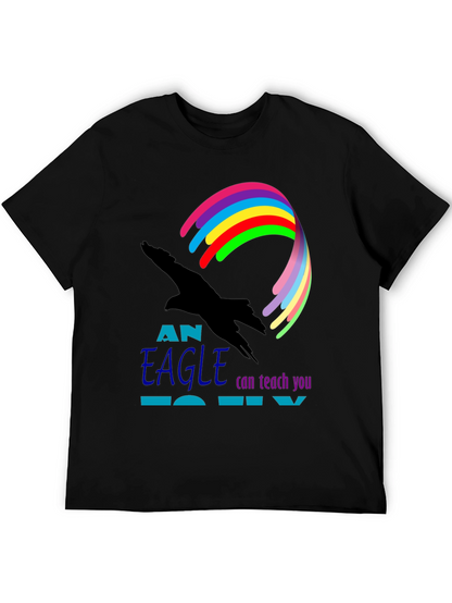 Eagle Teach You To Fly Graphic Tee