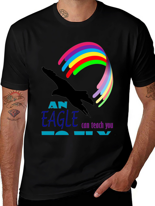 Eagle Teach You To Fly Graphic Tee