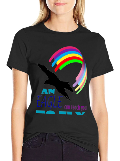 Eagle Teach You To Fly Graphic Tee