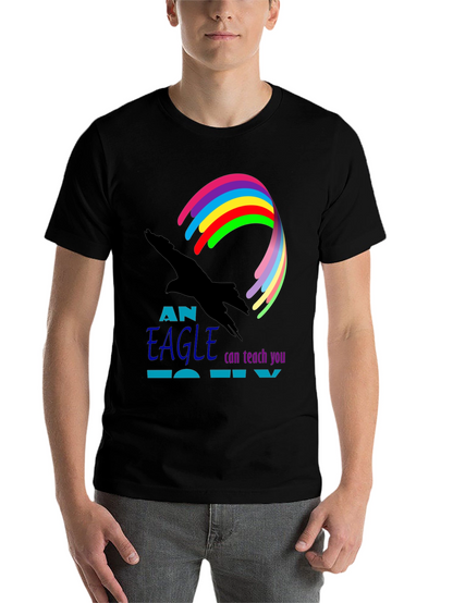 Eagle Teach You To Fly Graphic Tee