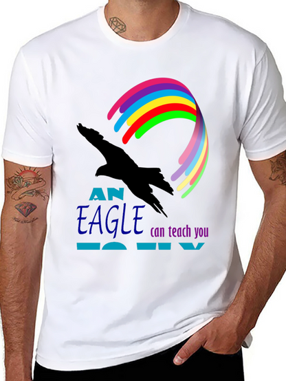 Eagle Teach You To Fly Graphic Tee