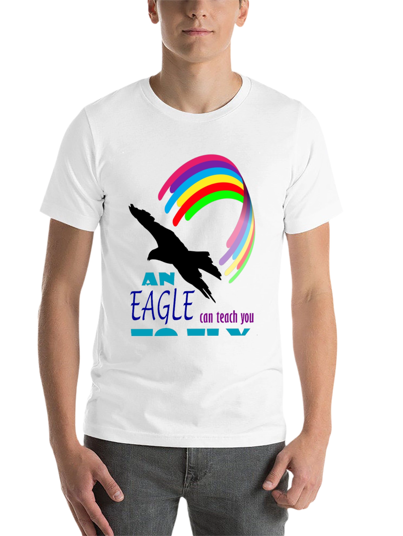 Eagle Teach You To Fly Graphic Tee