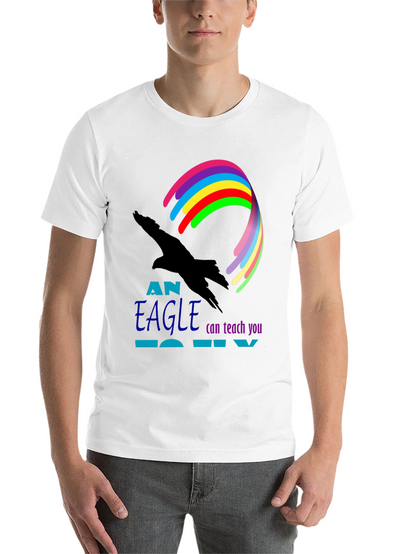 Eagle Teach You To Fly Graphic Tee