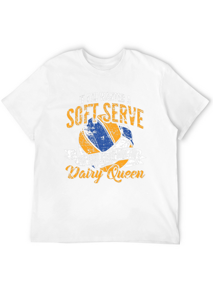 Soft Serve Volleyball T-Shirt - Dairy Queen Humor