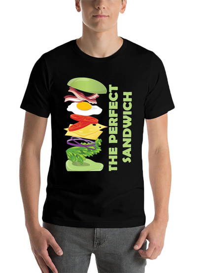 The Perfect Sandwich Graphic Tee - Food Lover Shirt