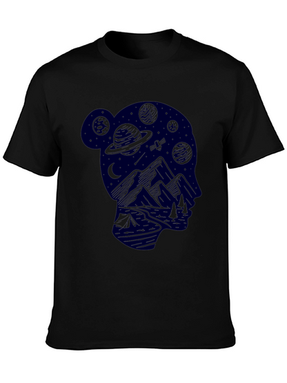 Cosmic Camper Graphic T-Shirt - Unisex Black Tee