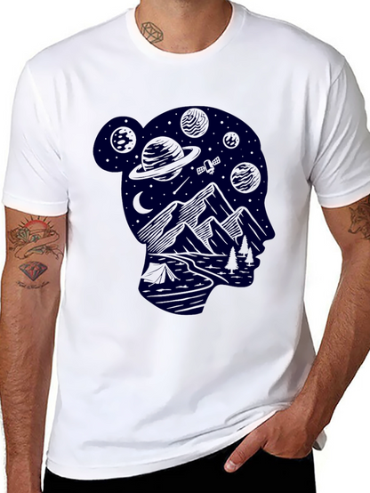 Cosmic Camper Graphic T-Shirt - Unisex Black Tee