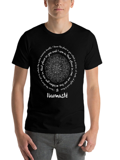 Namaste Mandala T-Shirt - Spiritual Design