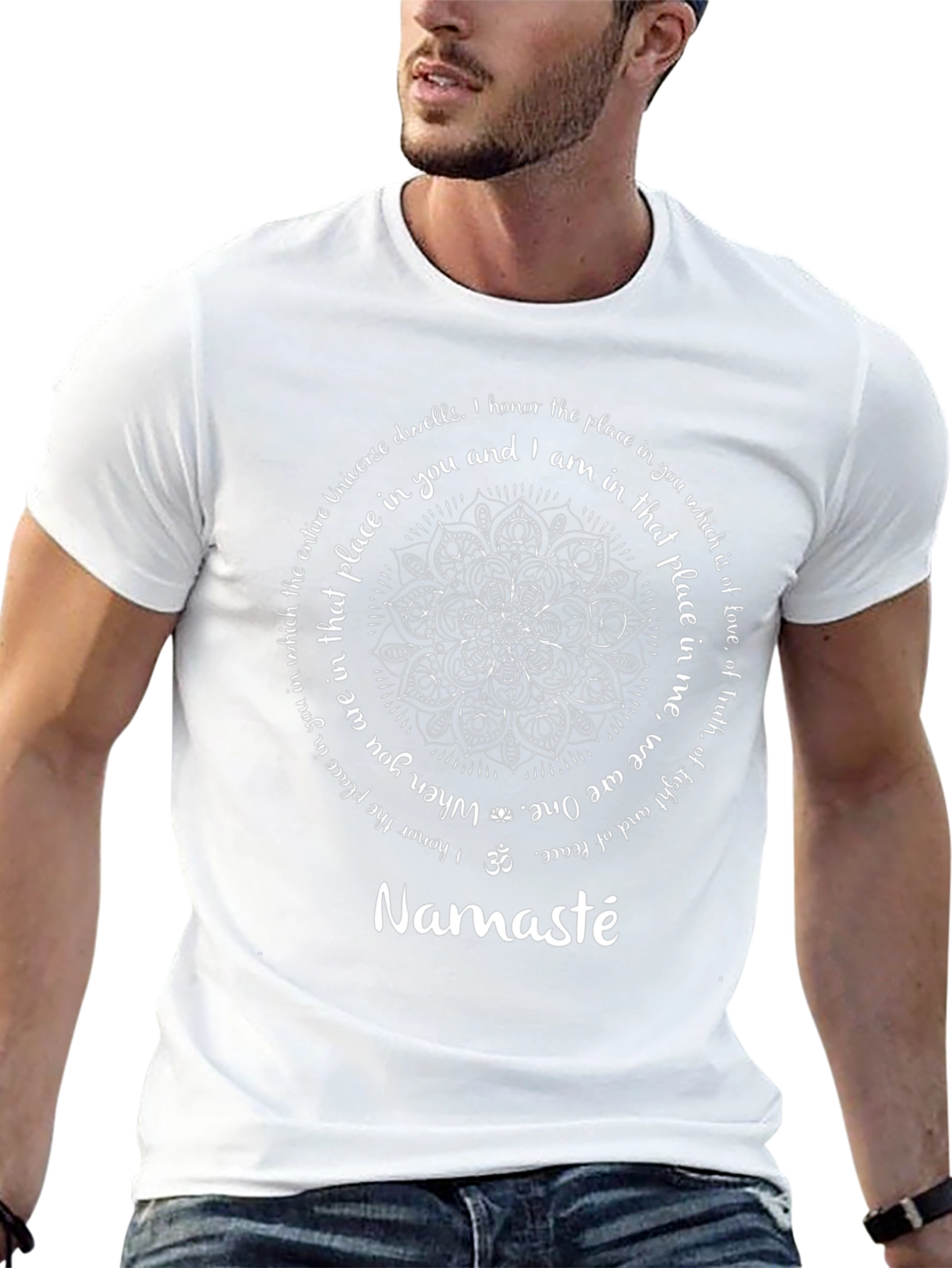 Namaste Mandala T-Shirt - Spiritual Design