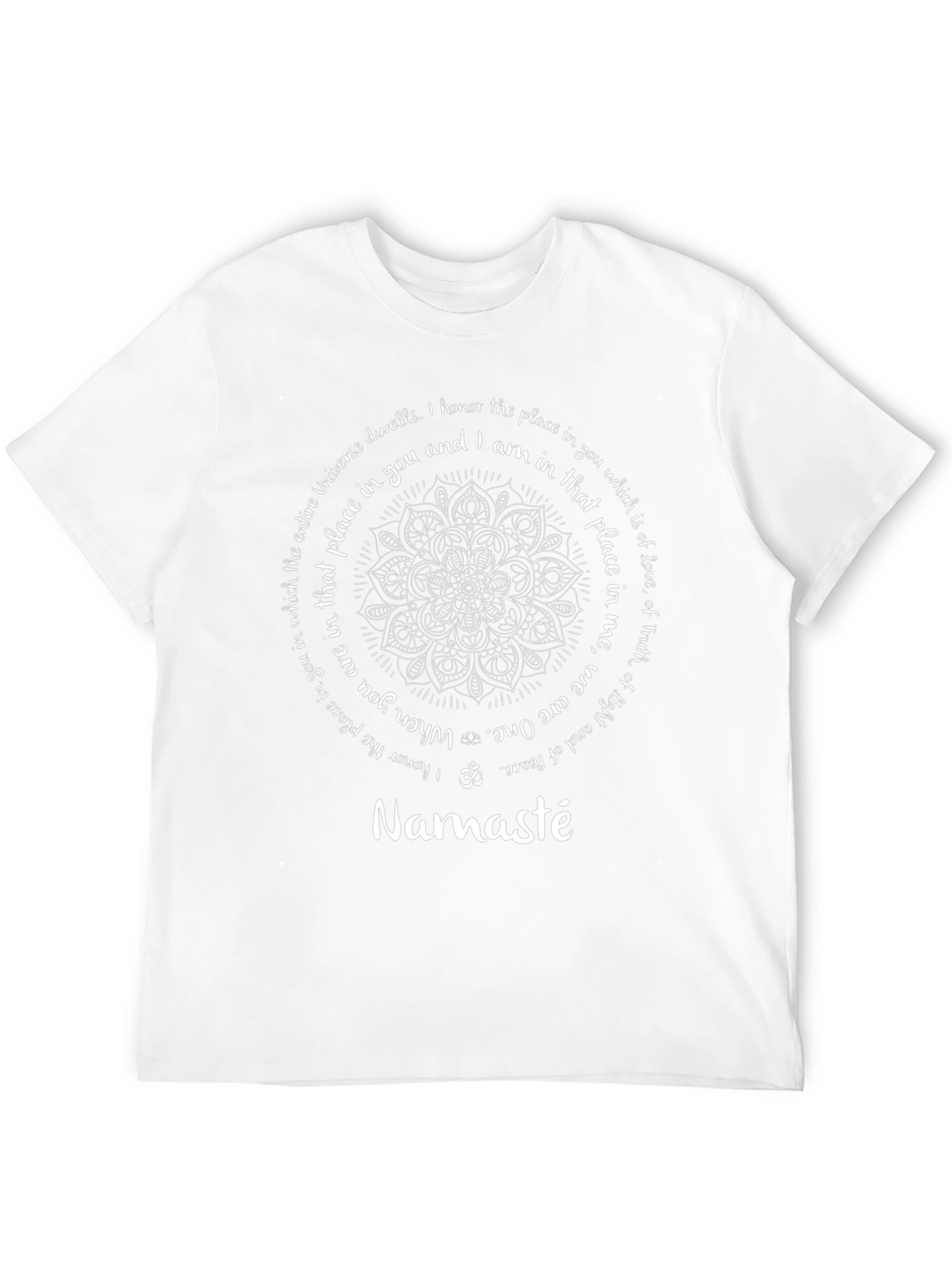 Namaste Mandala T-Shirt - Spiritual Design