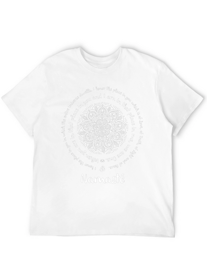 Namaste Mandala T-Shirt - Spiritual Design