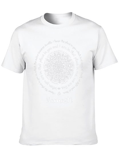 Namaste Mandala T-Shirt - Spiritual Design