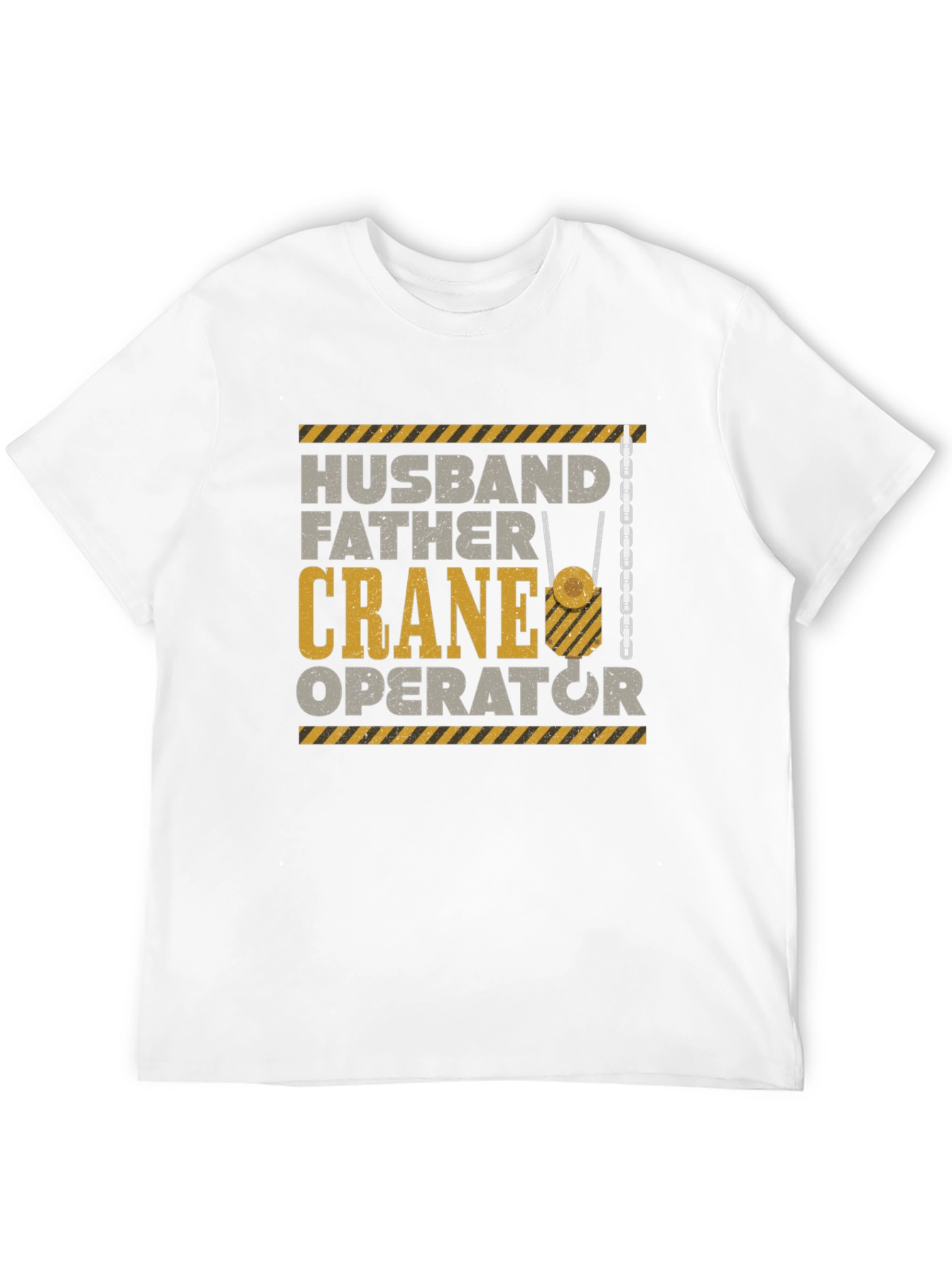 Husband Father Crane Operator Graphic T-Shirt