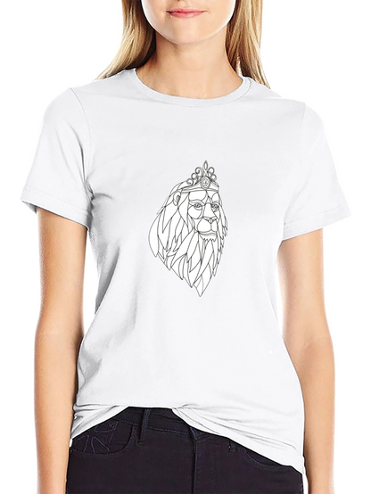 Lion King Graphic Tee - Black Cotton T-Shirt