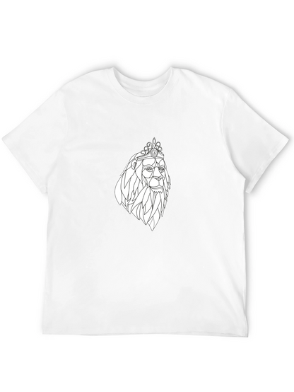 Lion King Graphic Tee - Black Cotton T-Shirt