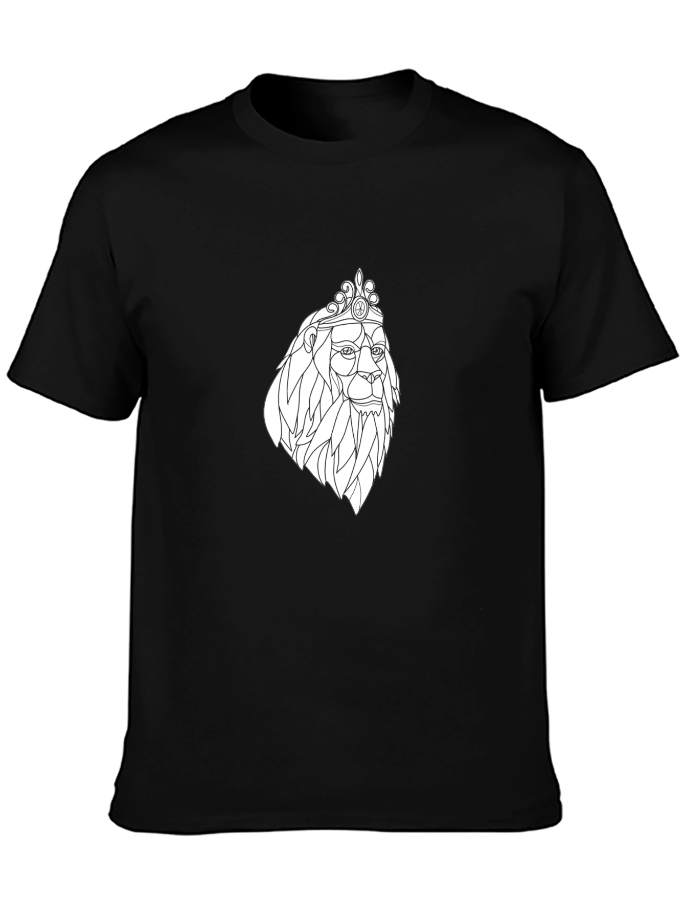 Lion King Graphic Tee - Black Cotton T-Shirt