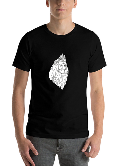 Lion King Graphic Tee - Black Cotton T-Shirt