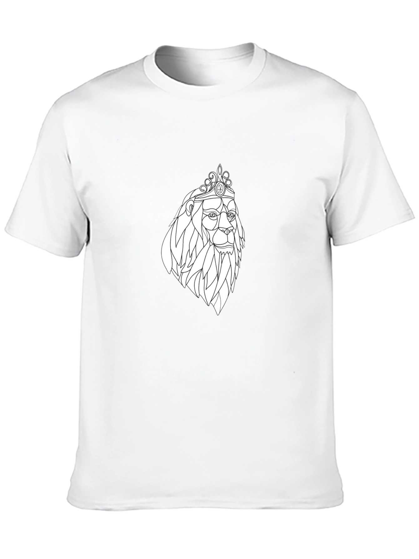 Lion King Graphic Tee - Black Cotton T-Shirt