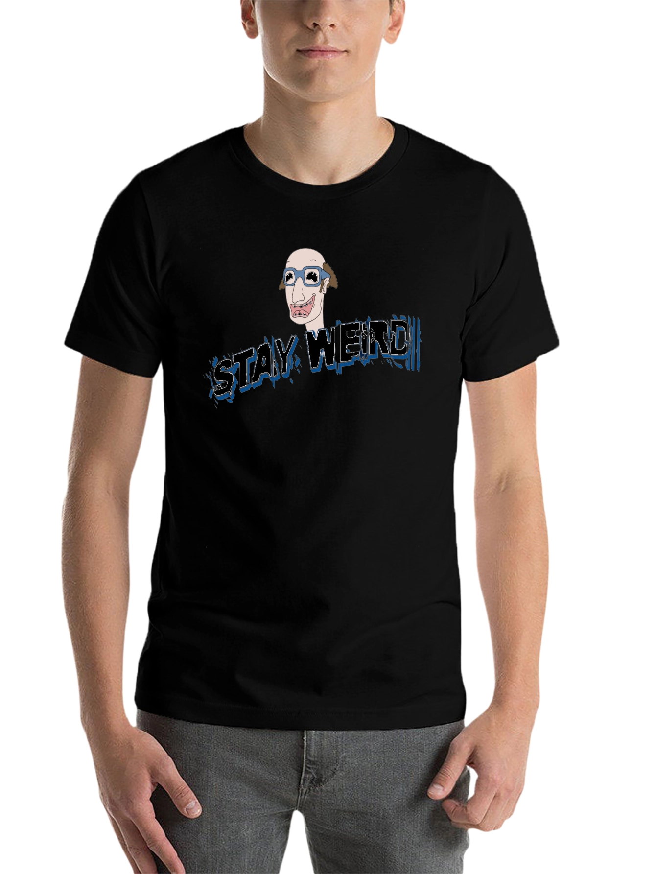 Stay Weird Graphic Tee - Unique Design