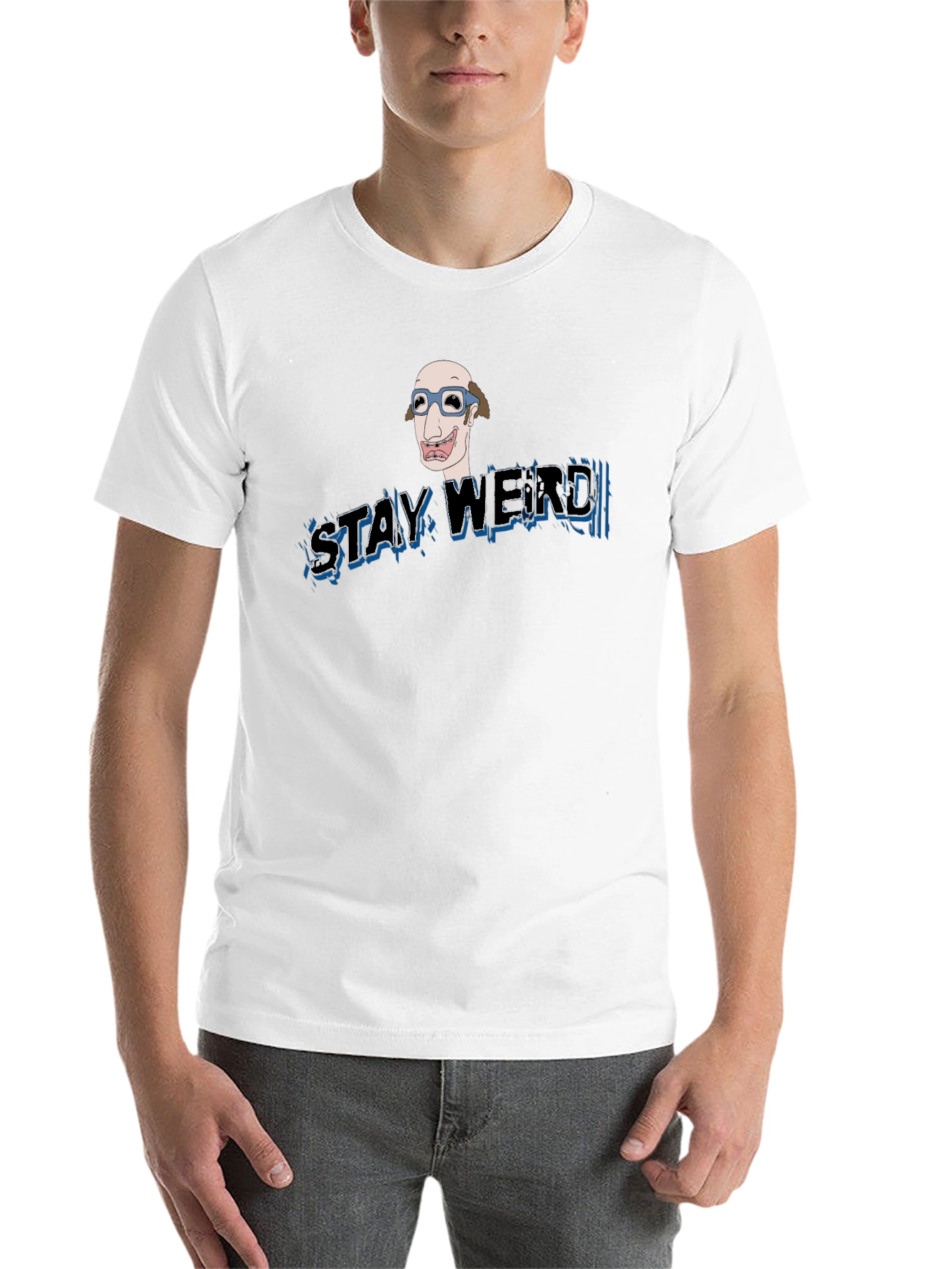 Stay Weird Graphic Tee - Unique Design