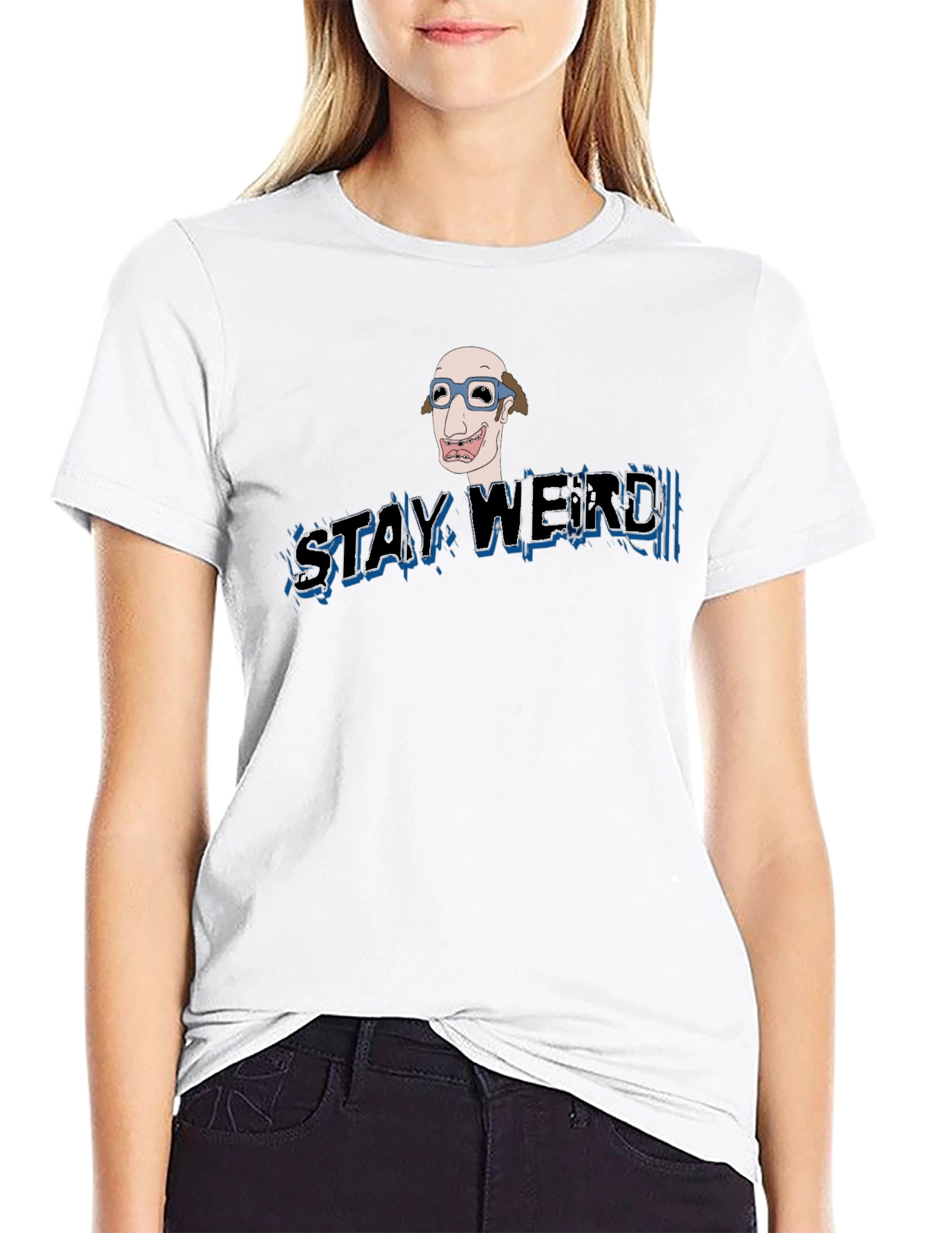 Stay Weird Graphic Tee - Unique Design