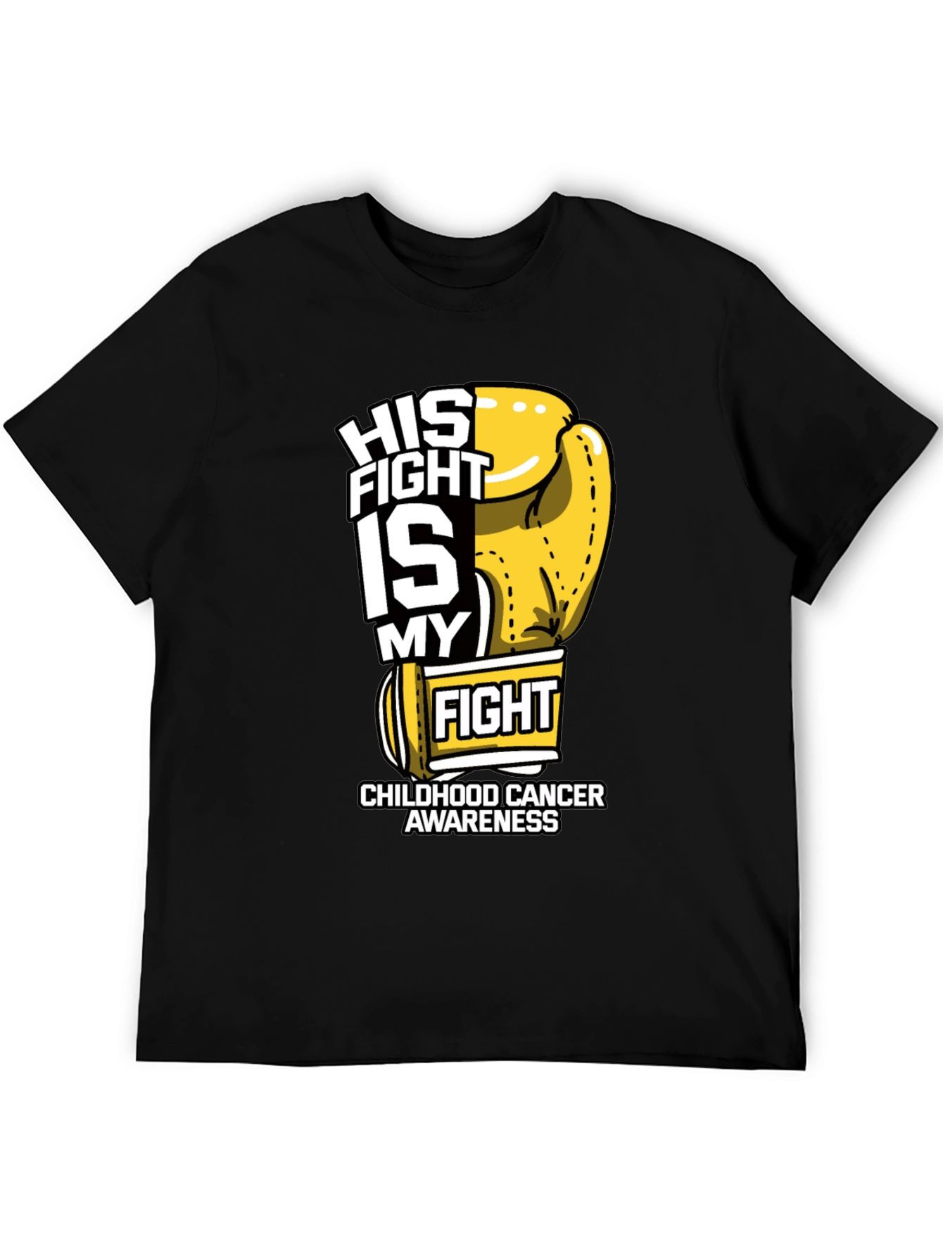 Childhood Cancer Awareness Boxing Glove T-Shirt