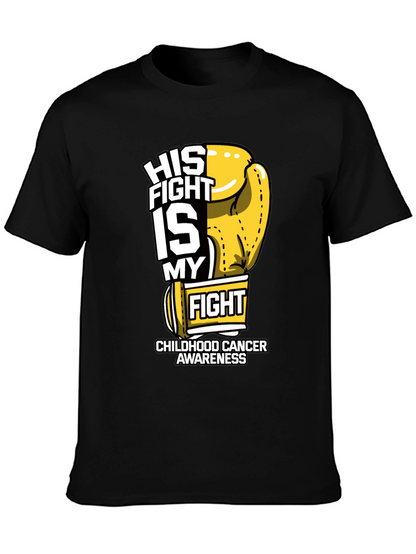 Childhood Cancer Awareness Boxing Glove T-Shirt