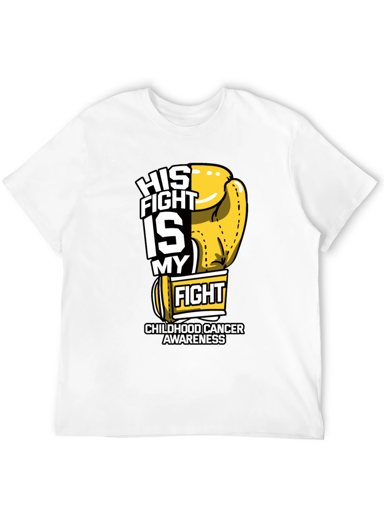 Childhood Cancer Awareness Boxing Glove T-Shirt