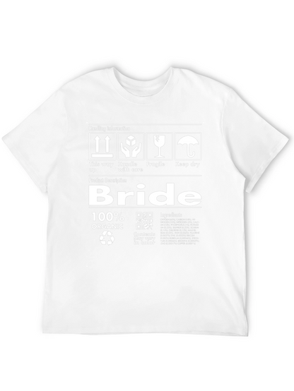Bride Organic Graphic Novelty T-Shirt