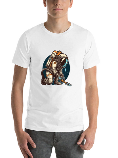 Astronaut Digging T-Shirt - Cool Space Design!
