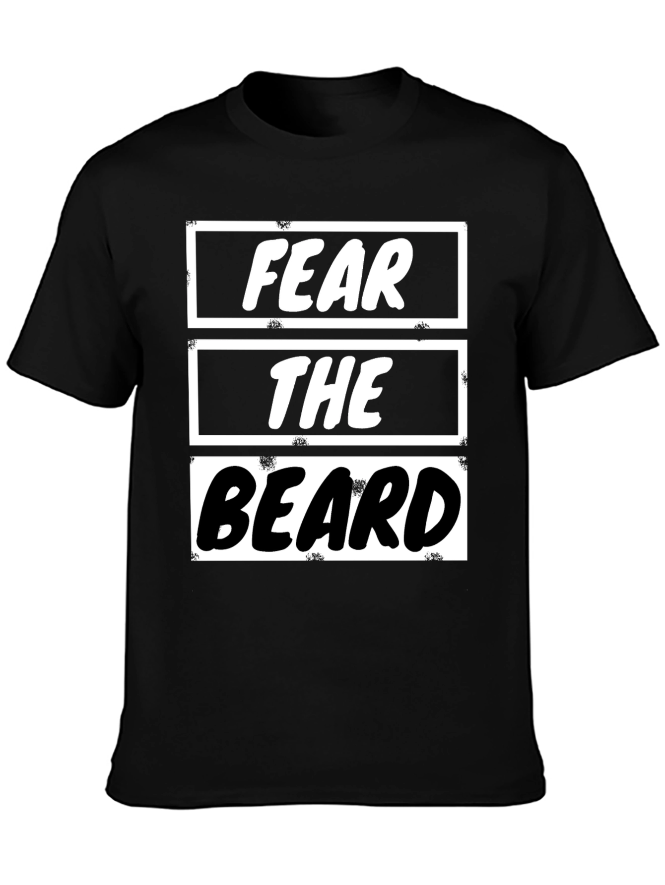 Fear the Beard Graphic Tee - Mens Black T-Shirt