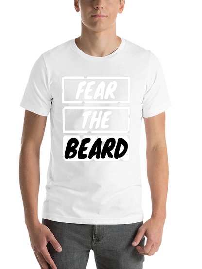 Fear the Beard Graphic Tee - Mens Black T-Shirt